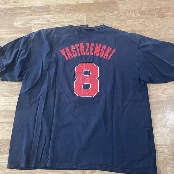 Vintage Cooperstown Collection Carl Yastrzemski BOSTON RED SOX #8 2X T Shirt - Picture 2 of 9